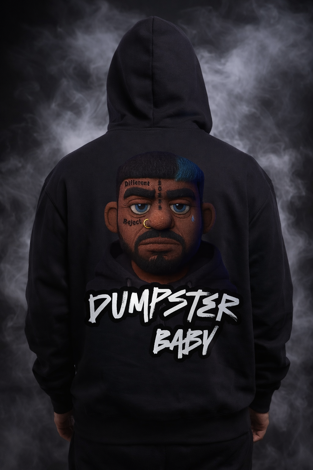 Dumpster Baby hoodie - Black