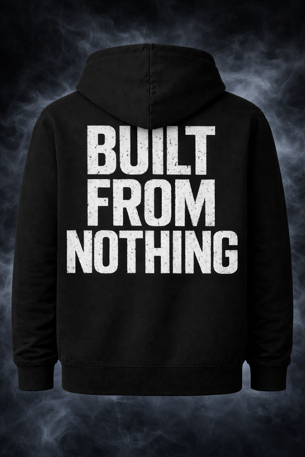 Built from nothing hoodie - Black