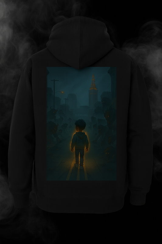 Gold Aura Hoodie - Black